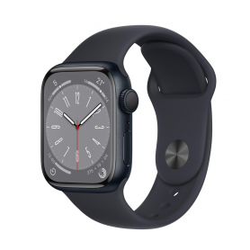Montre Connectée Apple Watch Series 9 GPS 45mm Minuit Aluminium avec Bracelet - Grade AB (TVA Sur Marge)*