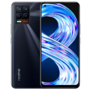 Realme 8 6 128 Go Noir Punk - Grade AB avec Boîte et Accessoires